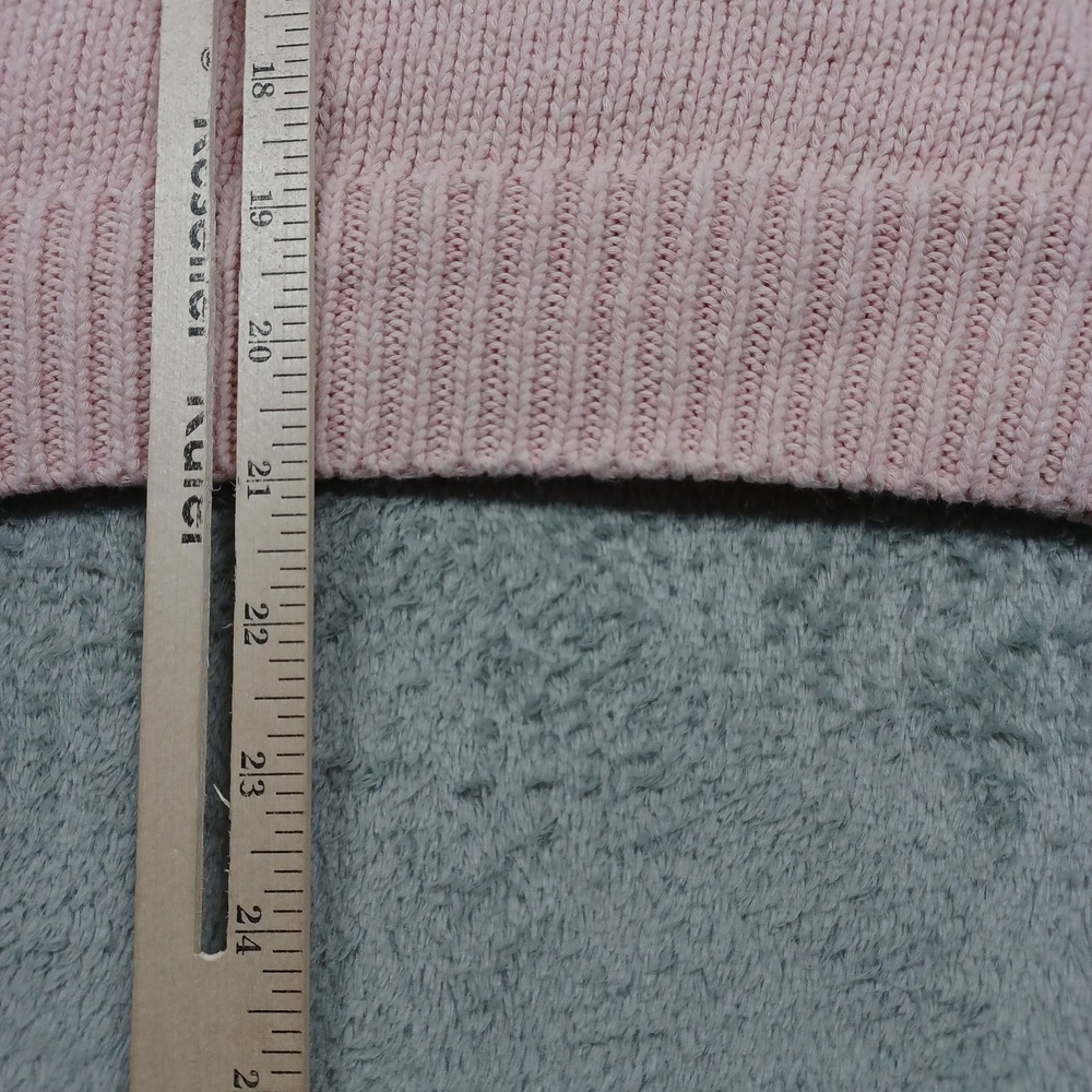 Free People Sweater Womens Large Pink Knit Oversized Boho Pullover - Picture 7 of 8